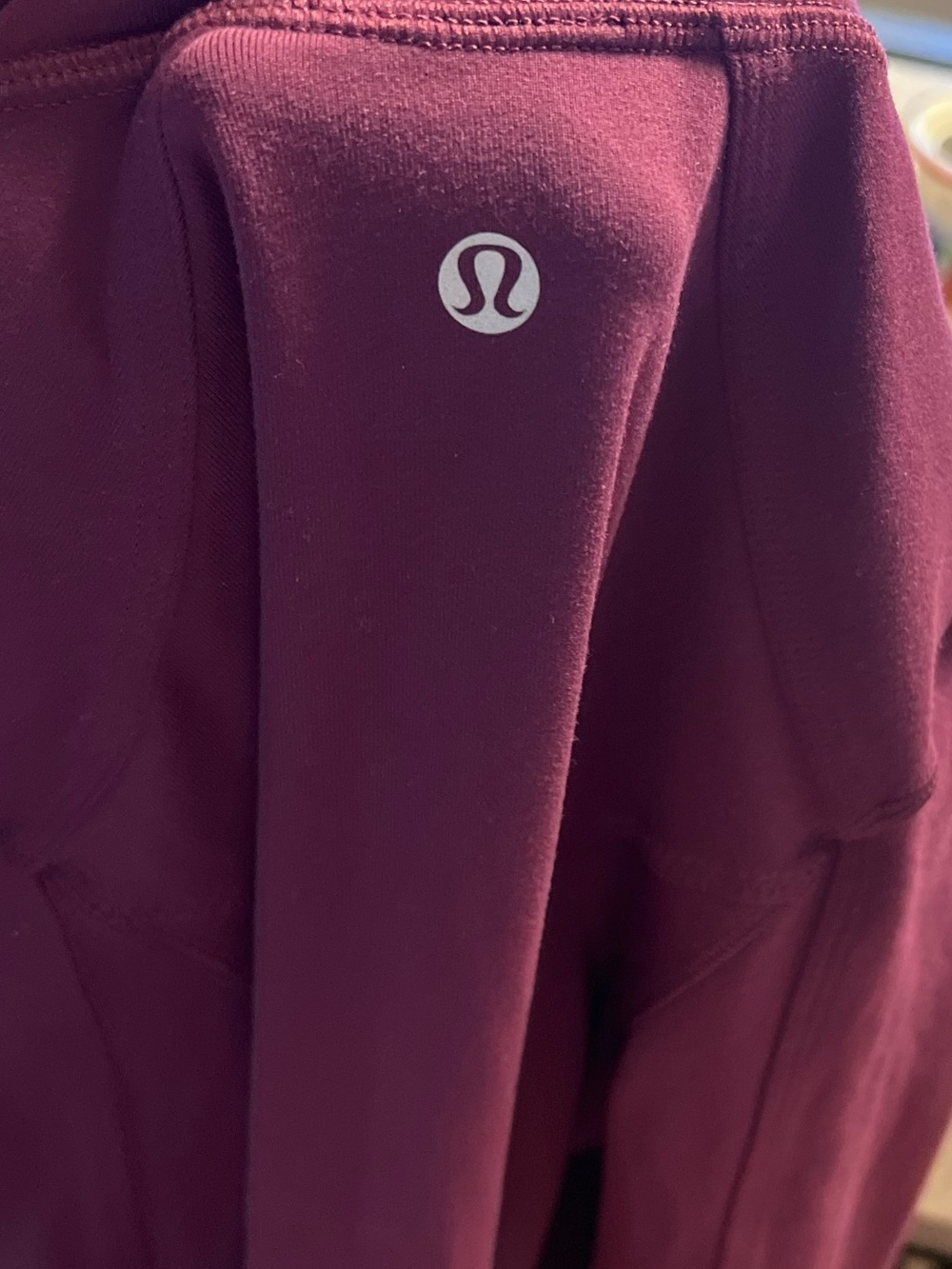 #378 Lululemon Nice Asana/Define Jacket Plum Full Zip Luon Thumbholes Size 4 - Picture 4 of 4